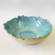 Load image into Gallery viewer, Rustic Blue Eggshell Bowl
